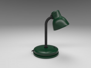 modern table lamp green 3D Модель