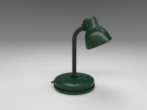 modern table lamp green 3D Model