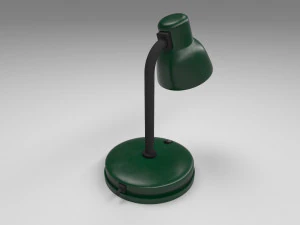 modern table lamp green 3D Model