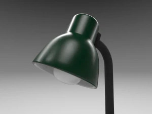 modern table lamp green 3D Model