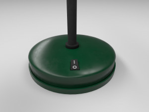 modern table lamp green 3D Модель