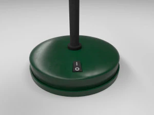 modern table lamp green 3D Model