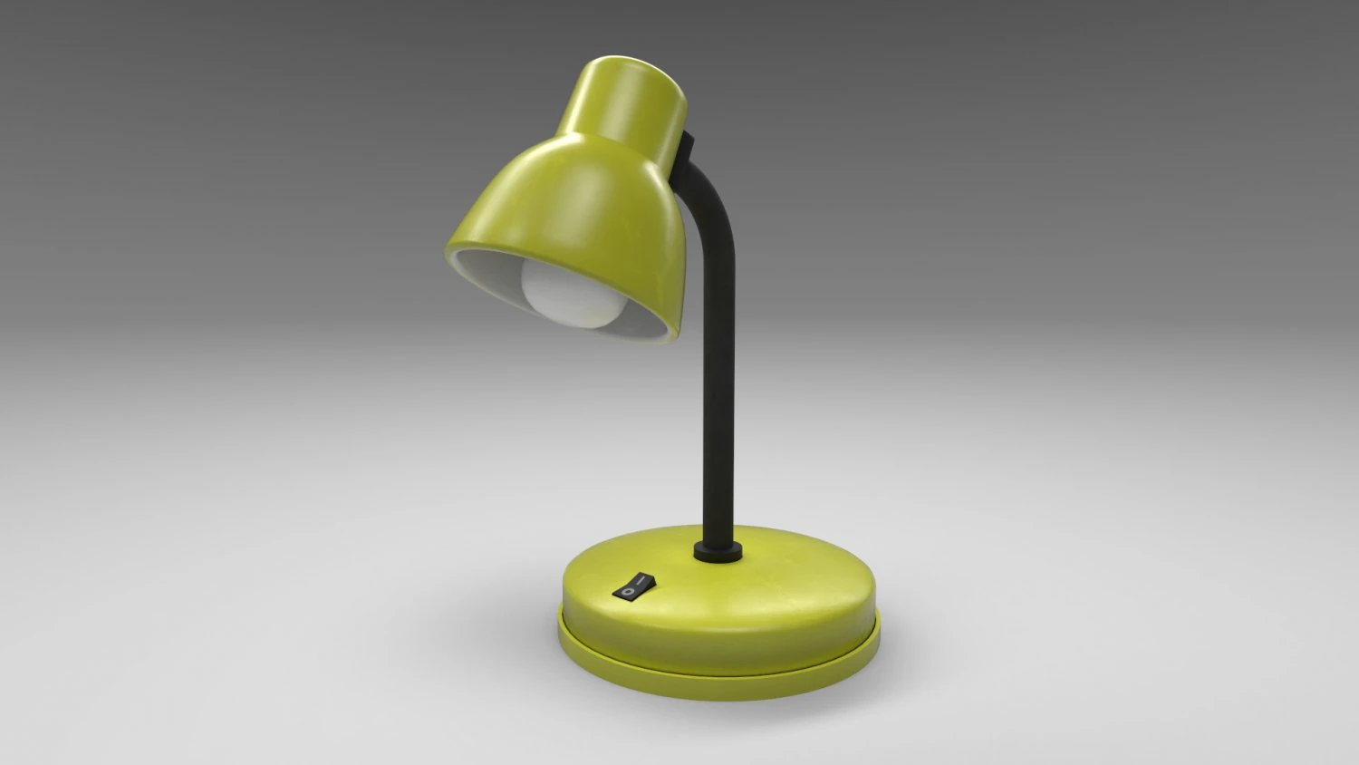 modern table lamp yellow 3D Model .c4d .max .obj .3ds .fbx .stl .blend