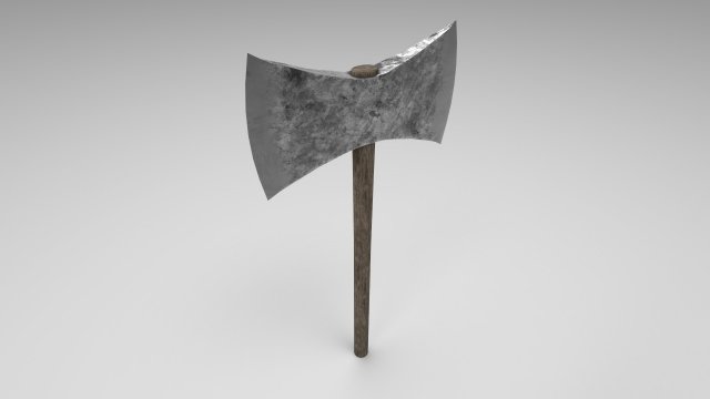 medieval battle axe 1 3Dモデル .c4d .max .obj .3ds .fbx .stl .blend 