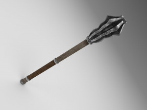 medieval mace 1 Modèle 3D