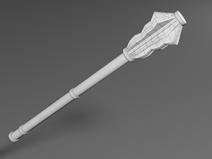 medieval mace 1 Modèle 3D