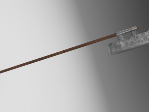 medieval halberd 1 3D Model