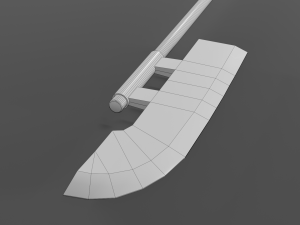 medieval halberd 1 3D Model