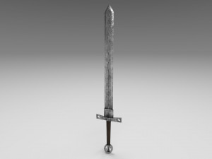 medieval sword 1 Modello 3D