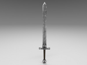 medieval sword 1 Modello 3D