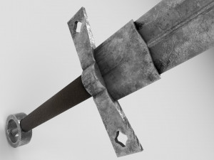 medieval sword 1 Modello 3D