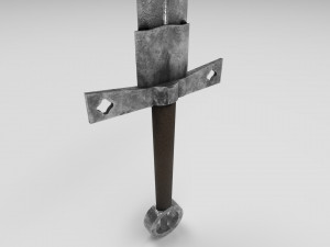 medieval sword 1 Modello 3D