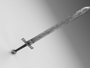 medieval sword 1 Modello 3D