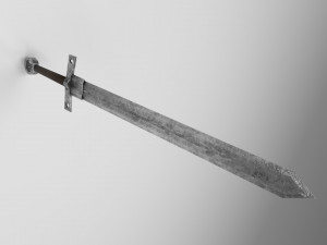 medieval sword 1 Modello 3D