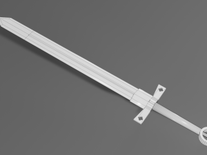 medieval sword 1 Modello 3D