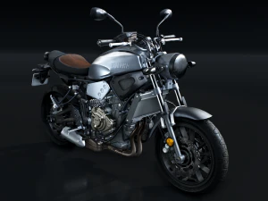 2016 yamaha xsr700 motocicleta pbr em tempo real Modelo 3D