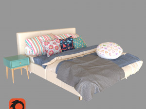 bed01 3D Model