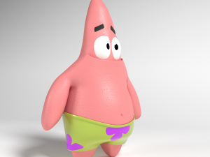 patrick star 3Dモデル