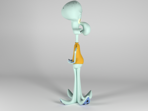 squidward 3D Модель