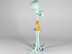 squidward 3D Model