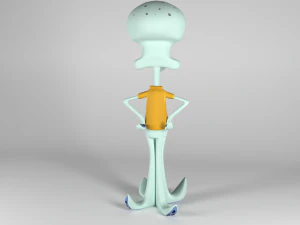 squidward 3D Model