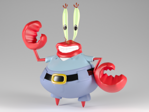 mr krabs 3D Model