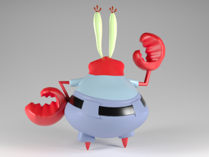mr krabs 3D Model