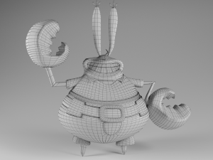 mr krabs 3D Model