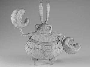 mr krabs 3D Model