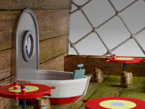 the krusty krab 3D Model