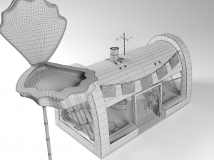the krusty krab 3D Model