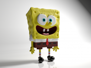 the krusty krab with spongebob patrick squidward and mr krabs 3D-Modell