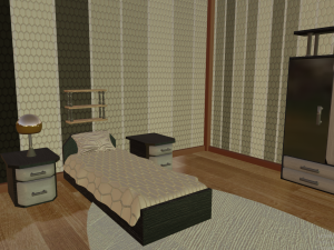 bedroom 3D 模型