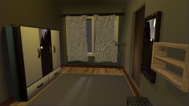 hallway Modelo 3D .c4d .max .obj .3ds .fbx .stl .blend 