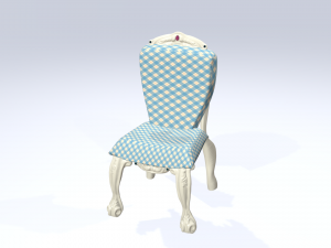 carved chair 3D Model