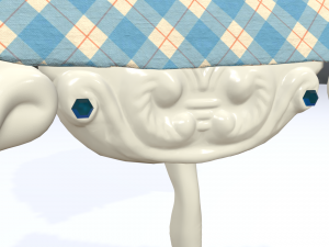 carved chair 3D Model