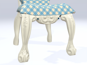 carved chair 3D Model