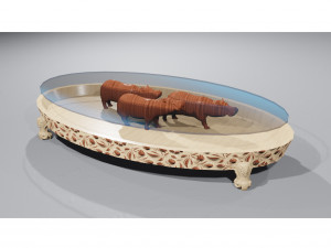 hippo table 3D-Modell