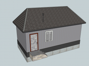 small house Model 3D