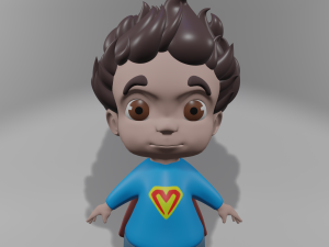 little boy 3D Model