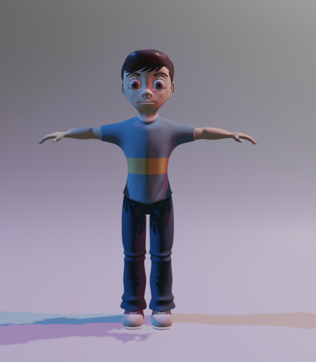 3d character boy 3D मॉडल .c4d .max .obj .3ds .fbx .stl .blend 