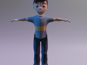 3d character boy Modelo 3D