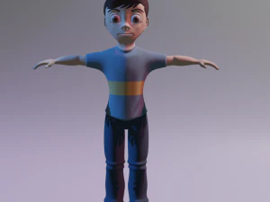3Dキャラクターの男の子 3Dモデル