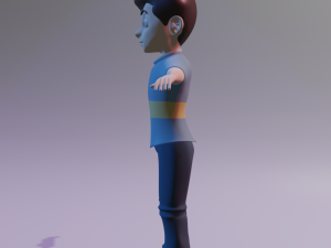 3d character boy 3D मॉडल
