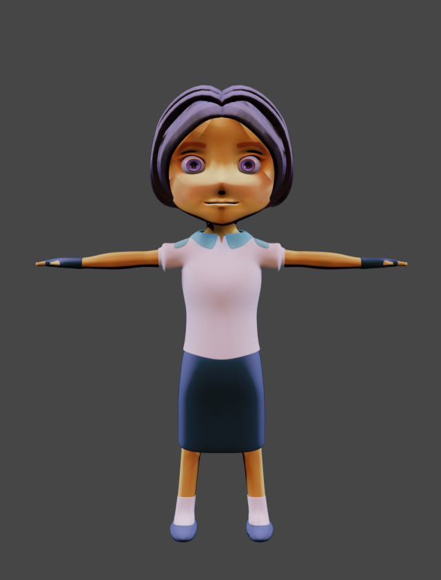 security officer Model 3D .c4d .max .obj .3ds .fbx .stl .blend 