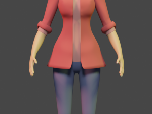 girl adult 3D Model
