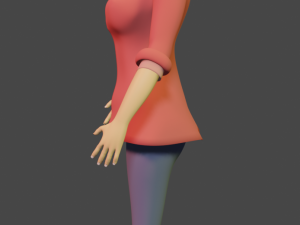 girl adult 3D Model