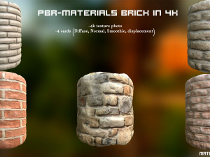 pbr-materials brick in 4k photo textures CG Textures