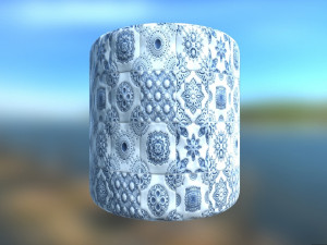 pbr-materials soviet tile in 2k photo textures CG テクスチャ