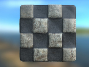 pbr-materials soviet tile in 2k photo textures CG テクスチャ